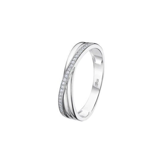 Anello Donna Lotus Silver in Argento Tipo Fascetta con Zirconi LP3447-3/114 - Immagine 1 di 1