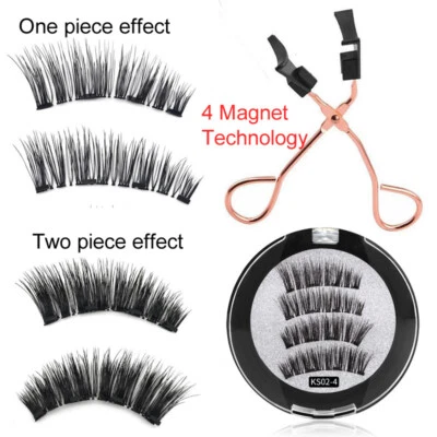 LOVELYHOME-UK Magnetic Eyelashes Kit Reusable False Eyelashes Helper Magnetic Eyelash Clip set