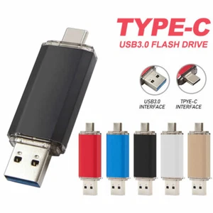 Typ C USB 3.0 Flash Drive 128GB 64GB 32GB OTG Memory Stick Thumb Drive Pendrive - Bild 1 von 17