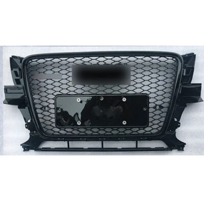 For 2009-2012 Audi Q5 RSQ5 Style Bumper Grille Glossy Frame Black Honeycomb Foto 1 de 4