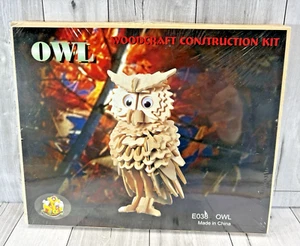 3D Puzzle OWL Wood Craft Construction Model Kit, Fun, Unique & Educational - Picture 1 of 4