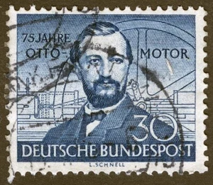 Germany Sc 688 blau grau 30pf schwarz CDS abbrechen - Bild 1 von 1