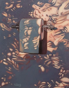 Toilet paper 2020, Original artwork oil painting, Bath tissue art 11''x14" - Picture 1 of 10