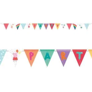 Peppa Pig George Party Banner bunting 3.3m - Picture 1 of 6