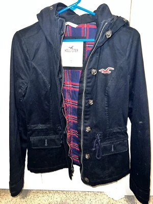 mint condition juniors hollister jacket size small- - Image 1 of 4