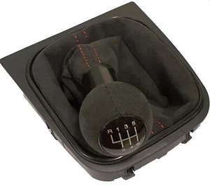 FOR VW GOLF 5 6 GTI EOS SCIROCCO 6G ALCANTARA SWITCH BAG BLACK 05 - Picture 1 of 3