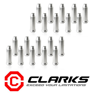 Clarks 20-Pack Bike Cable Crimps • Gear or Brake • Wire Ends Crimps Ferrule