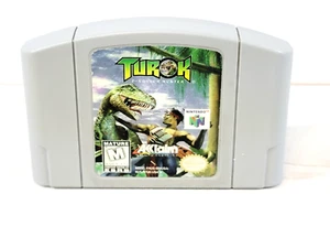 N64 Turok Dinosaur Hunter Authentic Cartridge Only Tested - Picture 1 of 6
