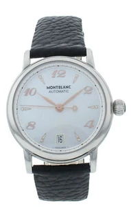 Montblanc Star Date Automatic 36mm White MOP Dial Ladies Watch 107119 - Picture 1 of 7