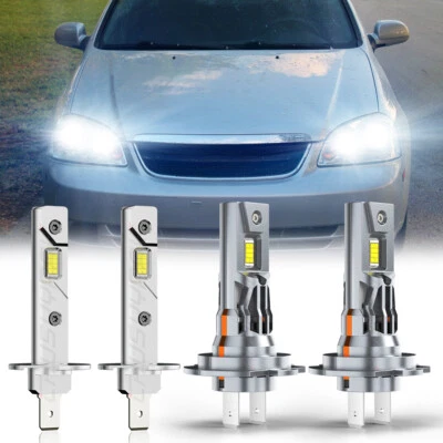 For Suzuki Forenza 2004-2008 4pcs Combo LED Headlights High Low Beam Bulbs 6500K - Image 1 of 4