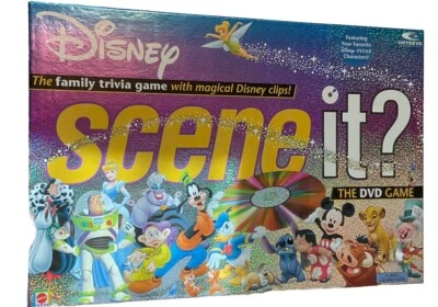 Disney Scene It? The DVD Game Trivia Boardgame 2004 Mattel 1st Edition Complete - Image 1 of 4