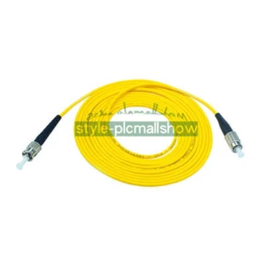 2pcs 15M FC to ST SM Simplex 9/125 3.0mm Fiber Optic Patch Cord Jumper Cable NEW - Picture 1 of 1