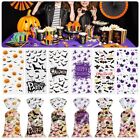 50Pcs Plastic Candy Bags Flat Mouth Gift Packing Cellophane Bags  Halloween