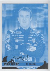 2013 Press Pass Ignite Color Proof Cyan Ty Dillon #49