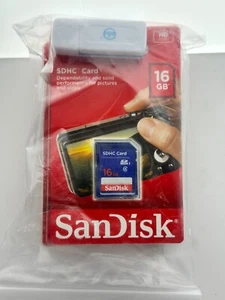 SanDisk 16GB SDHC Memory Card R6BU L2X for Point Shoot Digital Cameras 10 Pack - Picture 1 of 3