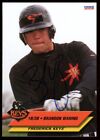2009 Frederick Keys BRANDON WARING Signed Card autograph AUTO orioles WOFFORD