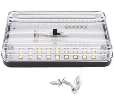 Car Interior Roof Dome Light 36LED Trunk Reading Lamp White Beam 12V With Screws - Image 1 of 4