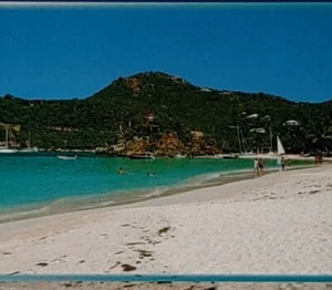 Ansicht von Saint - Barth, Antillen Francaises Postkarte Baie De Saint - Jean  - Bild 1 von 5