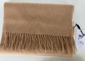 Reiss Ashton Wool Cashmere Blend Camel Scarf - NWT - Picture 1 of 5