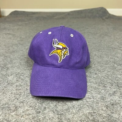 Vintage Minnesota Vikings Mens Hat Strap Back Purple Cap Adjustable Football Dad - Image 1 of 4