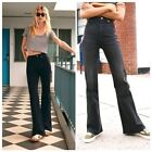 New Madewell The Perfect Vintage Flare Jean Black wash Size 23