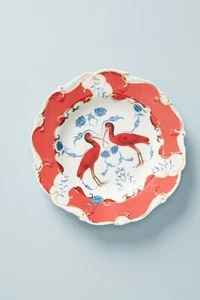 Anthropologie Nature Table Lou Rota Dessert Plate-Crane-$59 - Picture 1 of 1