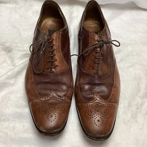 Mercanti Fiorentini Cuoio Wing Tip 7389 Men’s Shoes Italy Leather Size 13M - Picture 1 of 14