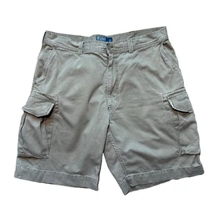 Vintage Polo Ralph Lauren klassische Passform Chino Cargo Shorts Herren 38 grün 10" Schrittlänge - Bild 1 von 10