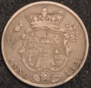 Halfcrown 1821 George IV S3807 (T88) - Picture 1 of 2
