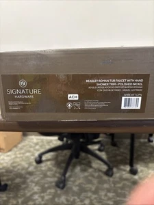 SIGNATURE HARDWARE - SHBE4RTGPN - Beasley Roman Tub Set 4 Loch Nickel poliert - Bild 1 von 16