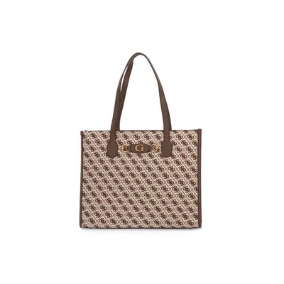 Bolsos de mano mujer Guess Bnl Izzi Girlfriend Tote 54240BNL marrón-beige Foto 1 de 3