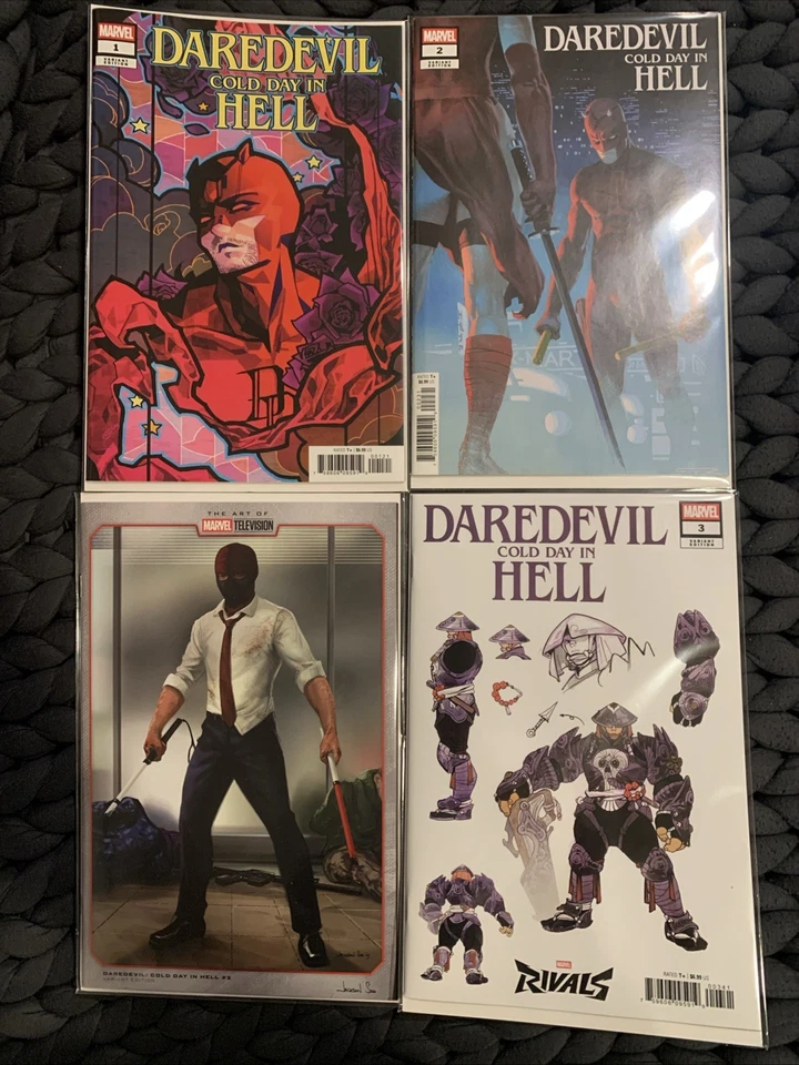 Daredevil Cold Day In Hell Complete Miniseries 4 Book Lot  #1-3 (Marvel, 2025) - Image 1 of 4