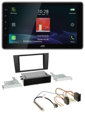 JVC DAB MP3 Bluetooth USB Autoradio für Audi A4 (B5 1999-2001) Symphony - Bild 1 von 4