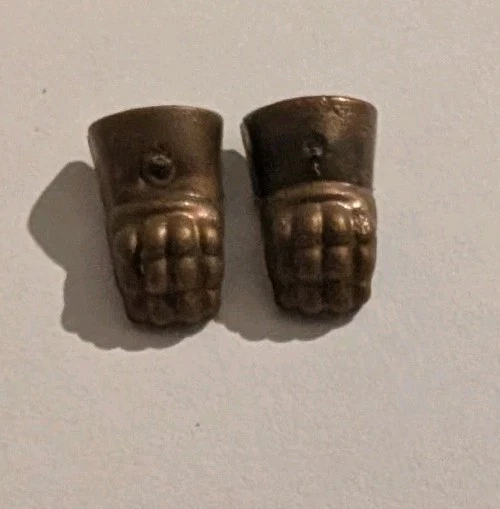 Playmobil paire  gant Bronze armure chevalier  soldat  moyen age iso10  NEUF - Photo 1/1