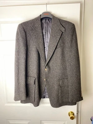 Ralph Lauren Polo Herringbone Tweed Wool Blazer RL67 Italy 46R - Image 1 of 4