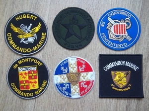 lot 6 écussons militaire commando insigne collection - Picture 1 of 3