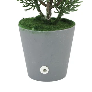 Lighted Cypress Tree Decor USB Powered LED Mini Light Up Table Centerpiece Simu - Picture 1 of 12