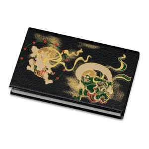 YAMANAKA LACKWAREN KARTENETUI FUJIN RAIJIN HERGESTELLT IN JAPAN TRADITIONELLES HANDWERK - Bild 1 von 2