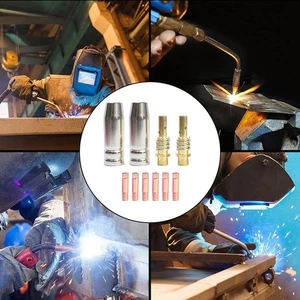 10PCS For MIG Welder Accessories with 6 Tips 0 023 and Gas Diffuser Set - Picture 1 of 9