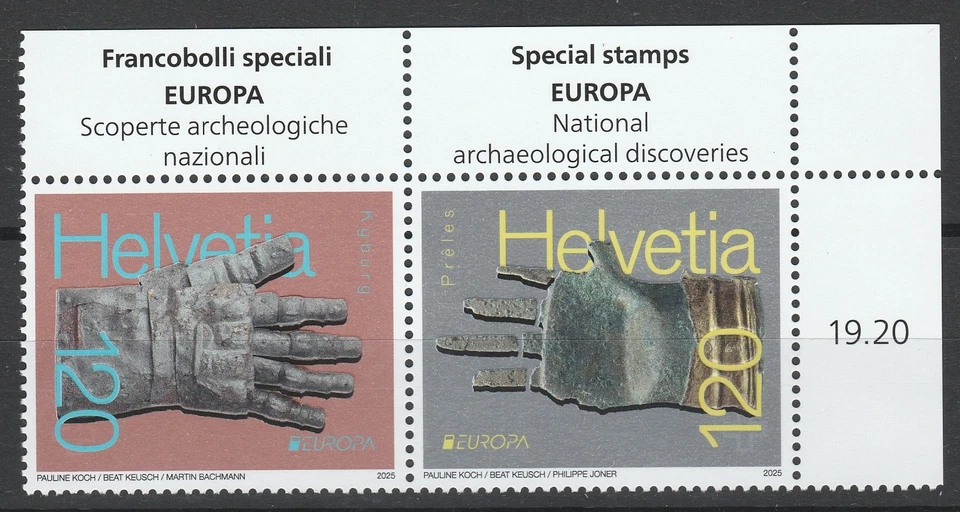 Suiza 2025 CEPT Europa 2 sellos MNH Foto 1 de 1