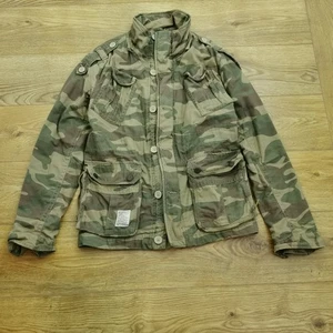 Superdry Ejector Jacket Mens L Large Camo Army Military Utility Field - Picture 1 of 10