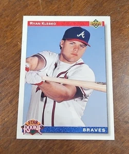 1992 Upper Deck RYAN KLESKO Star Rookie Card #24 Atlanta Braves - Picture 1 of 2
