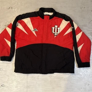 Apex One Indiana University 90s Vintage Mens Jacket USA Size L - Picture 1 of 24