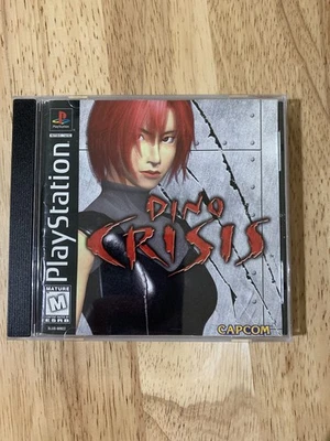 Dino Crisis Sony PlayStation  1 PS1 1999 Complete CIB Black Label Capcom - Image 1 of 3
