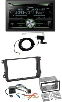 Pioneer CD USB MP3 Bluetooth 2DIN DAB Autoradio für VW Amarok ab 10 Beetle ab 11 - Bild 1 von 4