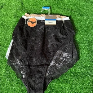 Secret Treasures 3 Pack All Over Laces Black Bikini Panties Size XXXL NEW - Picture 1 of 9