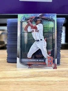 2025 Bowman Chrome Prospects 1st Bowman #BCP-67 (Mojo Refractor) FRANKLIN ARIAS - Picture 1 of 3