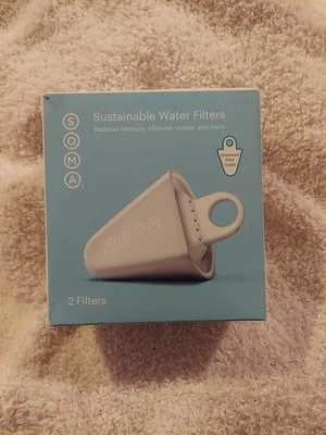SOMA Sustainable Water Filters Replacement 2-Pack, Open Box, Sealed Filters!! - Image 1 of 4