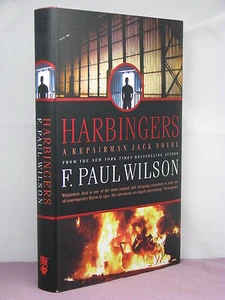 1st, signed by the author, Repairman Jack 10: Harbingers by F Paul Wilson (2006) - Picture 1 of 2