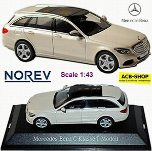 Mercedes-Benz C-Class T-Model 2015-18 S205 Diamond White Metal 1:43 Norev - Picture 1 of 9